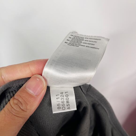 Adidas Stella McCartney XS Charcoal Gray Seamless Racerback Tank Top Scoop Neck - Picture 11 of 14